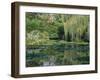 Claude Monet's Garden Pond in Giverny, France-Charles Sleicher-Framed Photographic Print