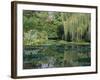 Claude Monet's Garden Pond in Giverny, France-Charles Sleicher-Framed Photographic Print