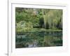 Claude Monet's Garden Pond in Giverny, France-Charles Sleicher-Framed Photographic Print