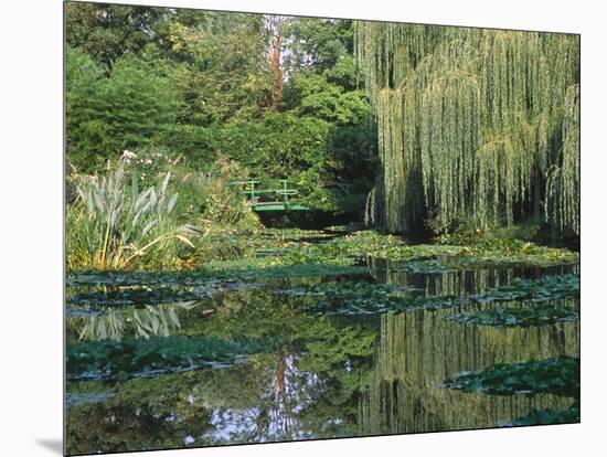 Claude Monet's Garden Pond in Giverny, France-Charles Sleicher-Mounted Photographic Print