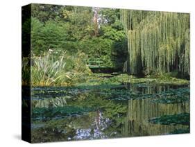 Claude Monet's Garden Pond in Giverny, France-Charles Sleicher-Stretched Canvas