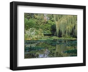 Claude Monet's Garden Pond in Giverny, France-Charles Sleicher-Framed Photographic Print