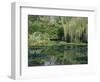 Claude Monet's Garden Pond in Giverny, France-Charles Sleicher-Framed Photographic Print