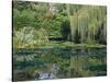 Claude Monet's Garden Pond in Giverny, France-Charles Sleicher-Stretched Canvas