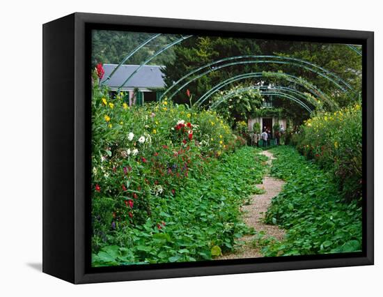 Claude Monet's House and Garden, Giverny, France-Charles Sleicher-Framed Stretched Canvas