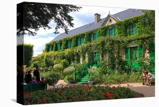 Claude Monet's House and Garden in Giverny, Department of Eure, Upper Normandy, France-null-Stretched Canvas