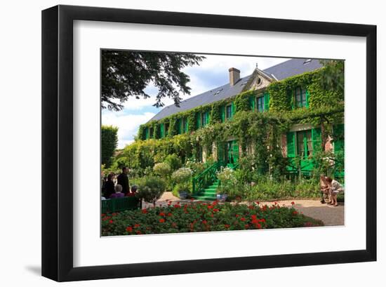 Claude Monet's House and Garden in Giverny, Department of Eure, Upper Normandy, France-null-Framed Art Print