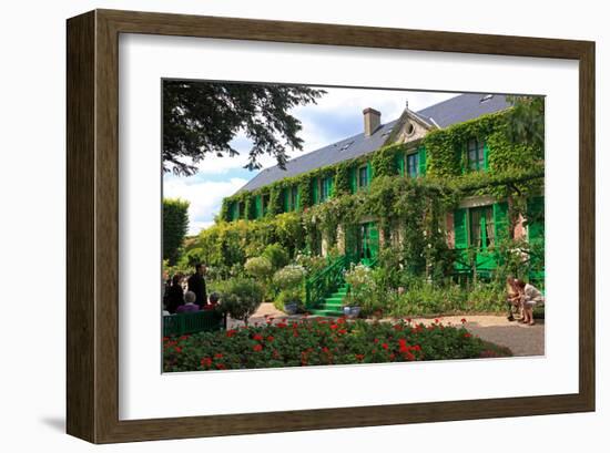 Claude Monet's House and Garden in Giverny, Department of Eure, Upper Normandy, France-null-Framed Art Print