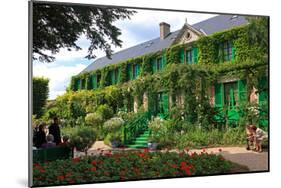 Claude Monet's House and Garden in Giverny, Department of Eure, Upper Normandy, France-null-Mounted Art Print