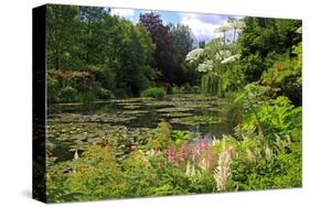 Claude Monet's Water Garden in Giverny, Department of Eure, Upper Normandy, France-null-Stretched Canvas