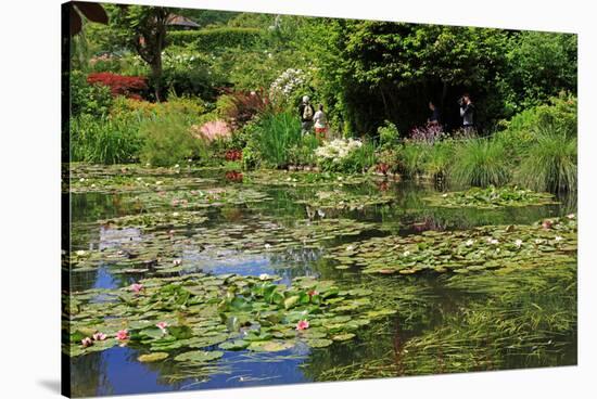 Claude Monet's Water Garden in Giverny, Department of Eure, Upper Normandy, France-null-Stretched Canvas