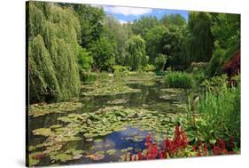 Claude Monet's Water Garden in Giverny, Department of Eure, Upper Normandy, France-null-Stretched Canvas