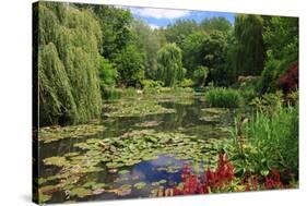 Claude Monet's Water Garden in Giverny, Department of Eure, Upper Normandy, France-null-Stretched Canvas