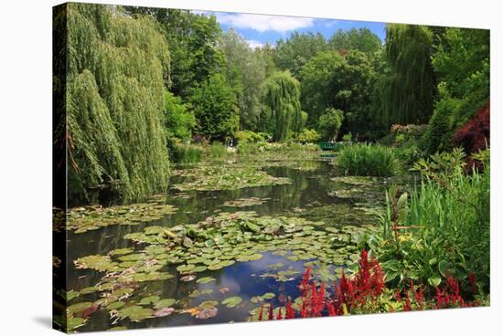 Claude Monet's Water Garden in Giverny, Department of Eure, Upper Normandy, France-null-Stretched Canvas