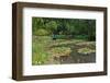 Claude Monet's Water Garden in Giverny, Department of Eure, Upper Normandy, France-null-Framed Art Print