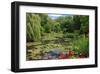 Claude Monet's Water Garden in Giverny, Department of Eure, Upper Normandy, France-null-Framed Art Print