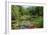 Claude Monet's Water Garden in Giverny, Department of Eure, Upper Normandy, France-null-Framed Art Print