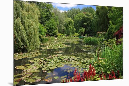 Claude Monet's Water Garden in Giverny, Department of Eure, Upper Normandy, France-null-Mounted Art Print