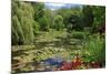 Claude Monet's Water Garden in Giverny, Department of Eure, Upper Normandy, France-null-Mounted Art Print