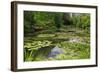 Claude Monet's Water Garden in Giverny, Department of Eure, Upper Normandy, France-null-Framed Art Print