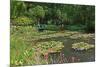 Claude Monet's Water Garden in Giverny, Department of Eure, Upper Normandy, France-null-Mounted Art Print