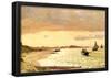 Claude Monet Seaside at Sainte-Adresse Art Print Poster-null-Framed Poster