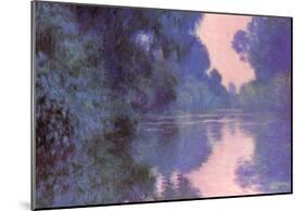 Claude Monet Seine Arm at Giverny Art Print Poster-null-Mounted Poster