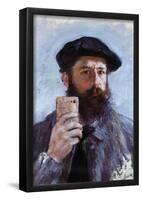 Claude Monet Selfie Portrait-null-Framed Poster