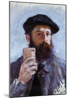 Claude Monet Selfie Portrait-null-Mounted Poster