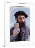 Claude Monet Selfie Portrait-null-Framed Poster