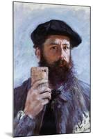 Claude Monet Selfie Portrait-null-Mounted Poster