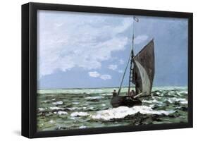 Claude Monet Storm Art Print Poster-null-Framed Poster