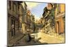 Claude Monet Street of Bavolle 2 Art Print Poster-null-Mounted Poster