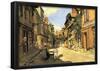 Claude Monet Street of Bavolle 2 Art Print Poster-null-Framed Poster