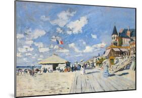 Claude Monet (Sur les Planches de Trouville) Art Poster Print-null-Mounted Poster