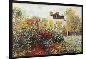 Claude Monet The Artist's Garden Art Print Poster-null-Lamina Framed Poster