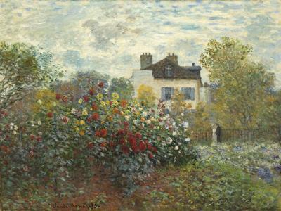 The Artist's Garden in Argenteuil (A Corner of the Garden with Dahlias), 1873