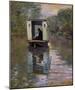 Claude Monet (The Boat Studio) Art Poster Print-null-Mounted Poster
