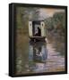 Claude Monet (The Boat Studio) Art Poster Print-null-Framed Poster