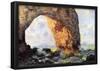 Claude Monet The Cliff at Etretat Art Print Poster-null-Framed Poster