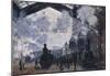 Claude Monet The Gare St-Lazare Art Print Poster-null-Mounted Poster