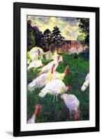 Claude Monet The Gobbler-null-Framed Art Print