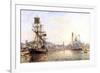 Claude Monet - The Honfleur Port 2 --Claude Monet-Framed Art Print