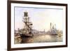 Claude Monet - The Honfleur Port 2 --Claude Monet-Framed Art Print