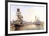Claude Monet - The Honfleur Port 2 --Claude Monet-Framed Art Print