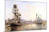 Claude Monet - The Honfleur Port 2 --Claude Monet-Mounted Art Print