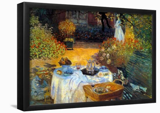 Claude Monet The Lunch #2 Art Print Poster-null-Framed Poster