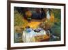 Claude Monet The Lunch 2-null-Framed Art Print