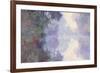 Claude Monet The Seine at Giverny Morning Mist-Claude Monet-Framed Art Print