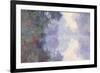 Claude Monet The Seine at Giverny Morning Mist-Claude Monet-Framed Art Print